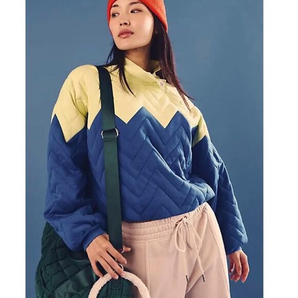 🆕Free People Pullover Zig Zag Dandelion Combo SZ S NWOT - Picture 10 of 11